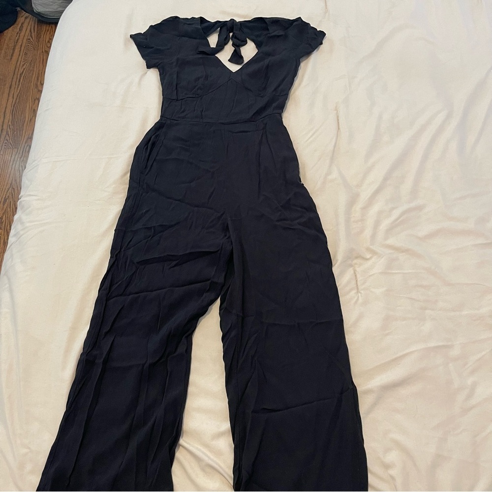 Abercrombie & Fitch Elegant Black Jumpsuit Size XS